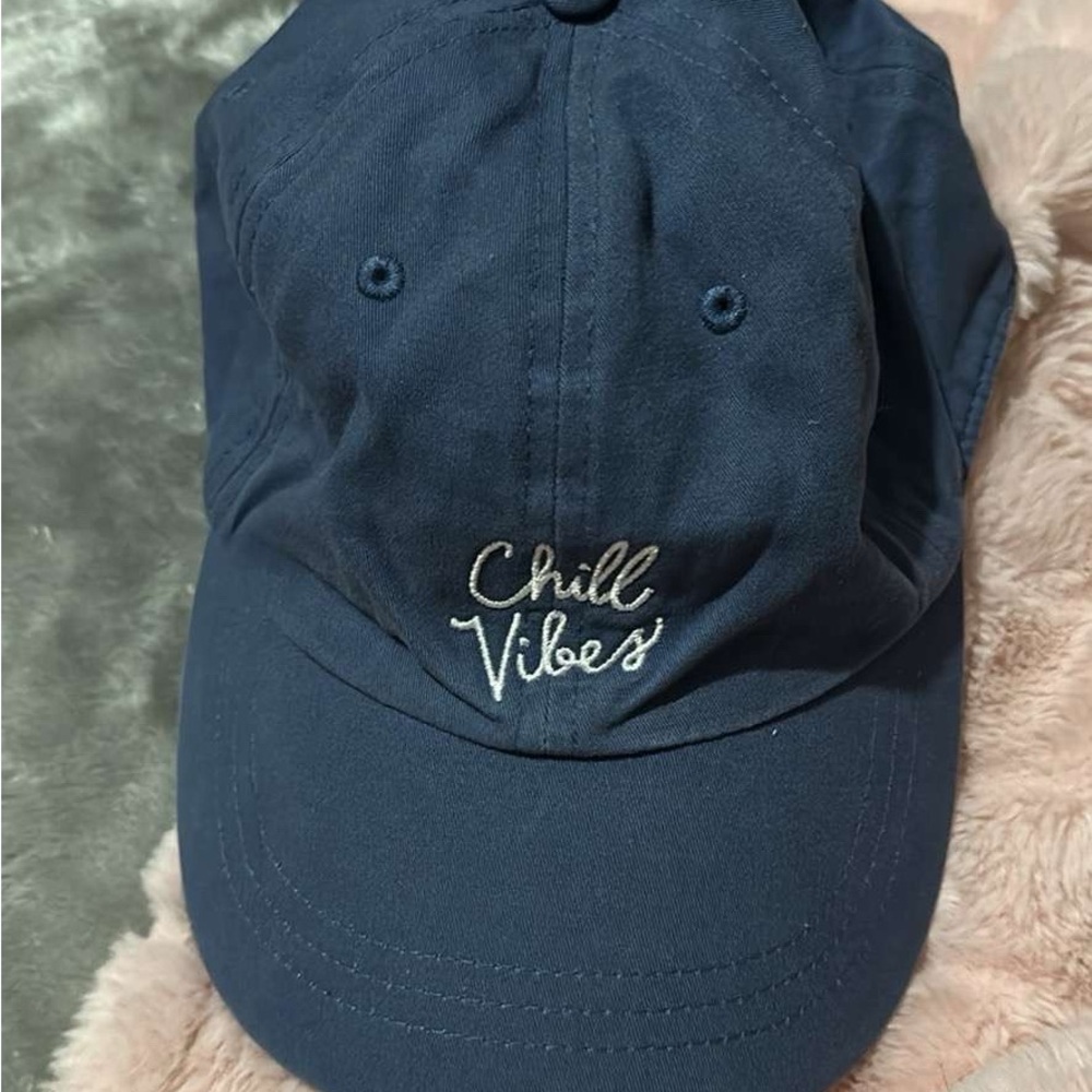 Navy Blue 'Chill Vibes' Cap